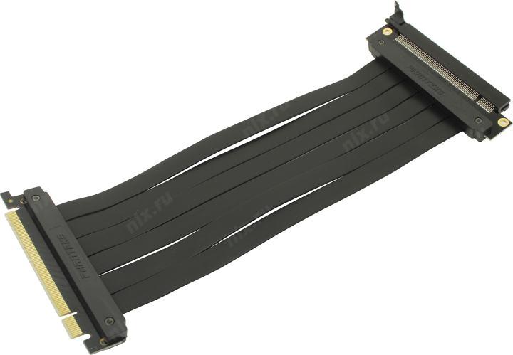 PHANTEKS PH-CBRS_FL30 Кабель удлинительный Riser card PCI-Ex16 M -- PCI-Ex16 F , 30см