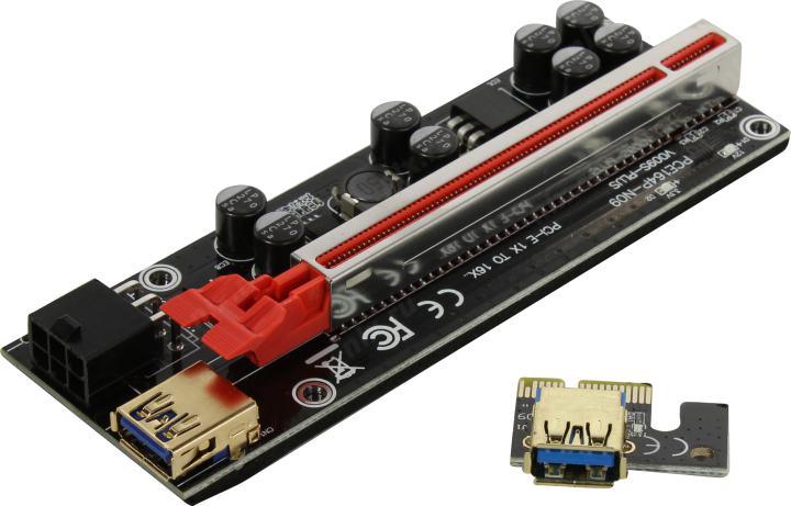PCE164P-N09 Ver009S plus Адаптер PCI-Ex1 M -- PCI-Ex16 F