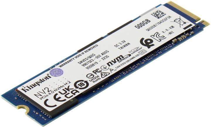 SSD 500 Gb M.2 2280 M Kingston NV2S SNV2S/500G