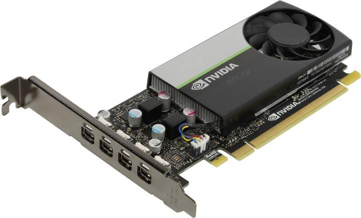 4Gb PCI-E GDDR6 PNY VCQT1000ATX (OEM) 4xminiDP NVIDIA Quadro T1000