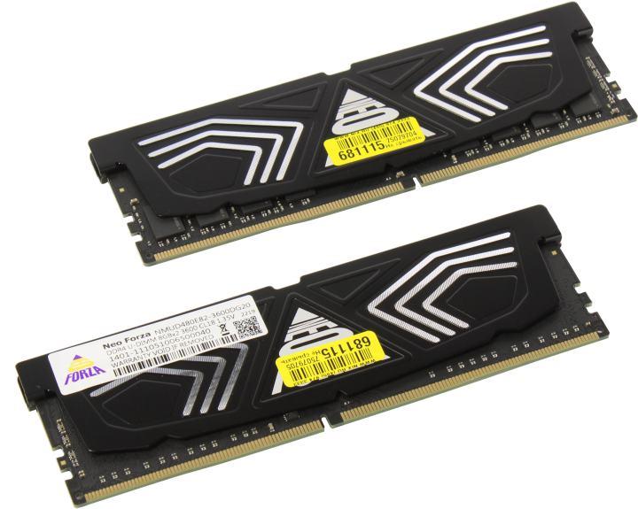 Neo Forza NMUD480E82-3600DG20 DDR4 DIMM 16Gb KIT 2*8Gb PC4-28800 CL18