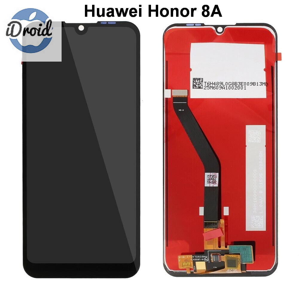 Дисплей (экран) Huawei Honor 8A (JAT-LX1, JAT-L29) с тачскрином, черного цвета - фото 1 - id-p104080812