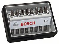 Набор Robust Line из 8 насадок-бит Sx Extra Hart Bosch 49 мм, 8 шт (2607002558)