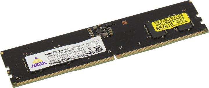 Neo Forza NMUD580EA3-4800JA10 DDR5 DIMM 8Gb PC5-38400 CL40