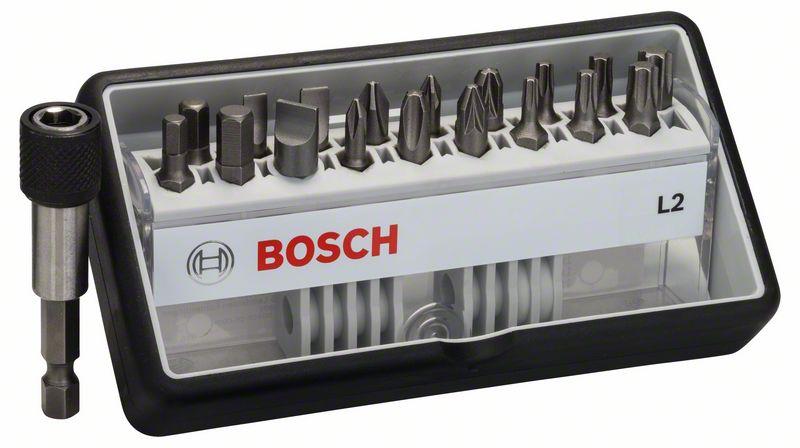 Набор Robust Line из 18+1 насадок-бит L Extra Hart Bosch 25 мм, 18+1 шт (2607002568) - фото 1 - id-p200657601