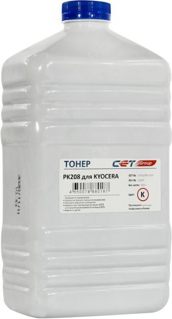 Тонер CET OSP0208K-500 PK208 Black для Kyocera 500г