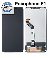 Дисплей (экран) Xiaomi Pocophone F1 (M1805E10A) с тачскрином, черный цвет