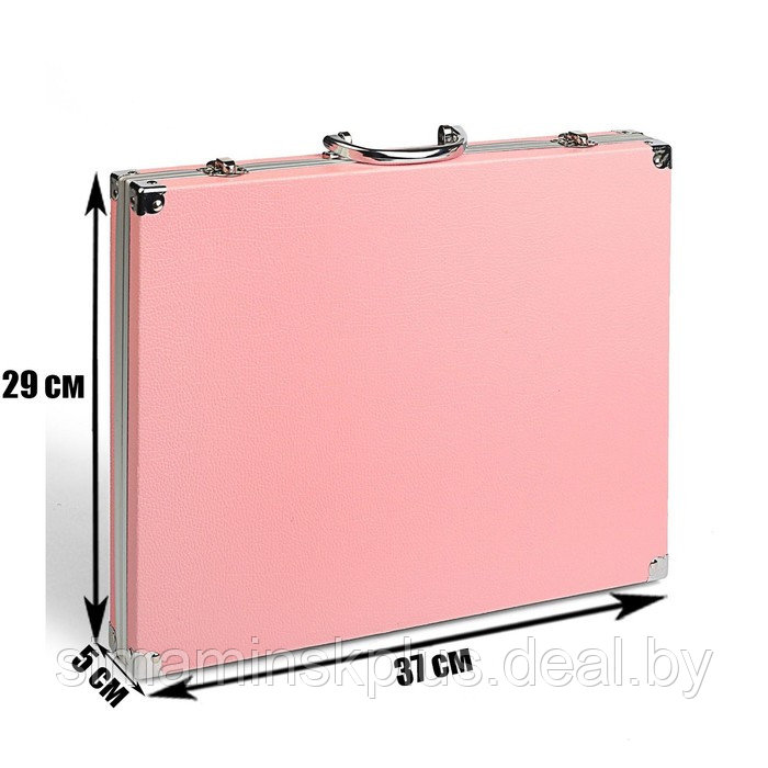 Набор для рисования, в чемоданчике ПВХ, розовый - фото 2 - id-p200671814