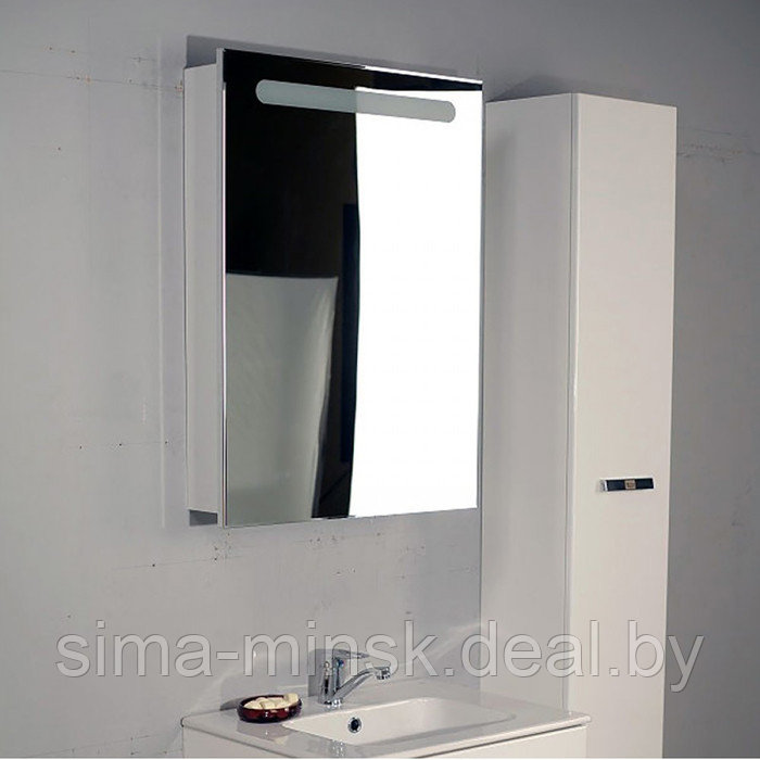 Зеркальный шкафчик Roca Victoria Nord, цвет белый, ширина 60 см, левый - фото 2 - id-p200667378