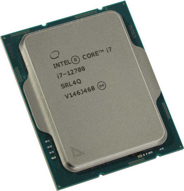 CPU Intel Core i7-12700 2.1 GHz/8PC+4EC/SVGA UHD Graphics770/12+25Mb/180W/16 GT/s LGA1700 - фото 1 - id-p184708858