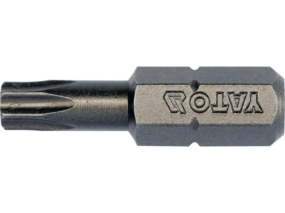 Бита TORX T25х25мм 1/4" (10шт) S2 HRC58-61 "Yato" - фото 1 - id-p197439396