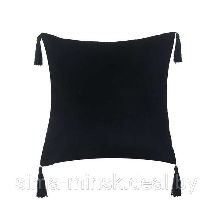 Наволочка «Кэтрин», размер 45x45 см, цвет черный - фото 2 - id-p200667691