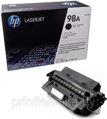 Картридж оригинальный HP 92298A (6800 копий) для LaserJet-4 /4+/4M/4M+/5/5M/5N