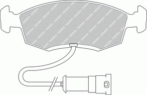 FDB276 Zigger 172 02=571351B !колодки дисковые п.\Ford Scorpio/Sierra 1.6-2.5TD 85-94/Escort 1.8 16V 92-95