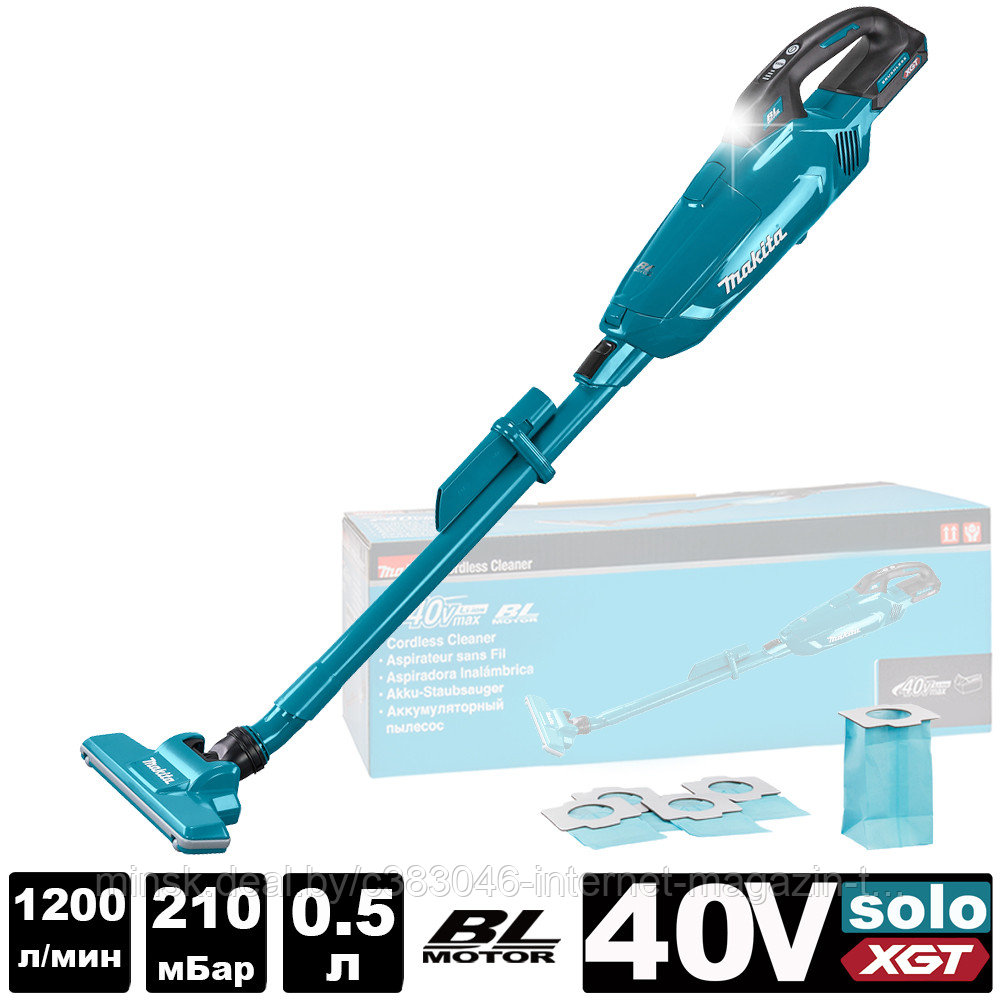 Пылесос строительный CL002GZ01 (CL 002 GZ01) аккумуляторный MAKITA - фото 1 - id-p60692939