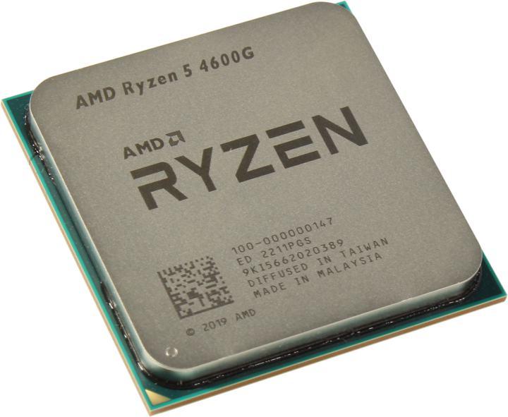 CPU AMD Ryzen 5 4600G (100-000000147) / Socket AM4 - фото 1 - id-p189059126