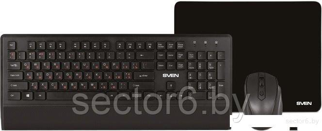 Клавиатура + мышь с ковриком SVEN KB-C3800W, фото 2
