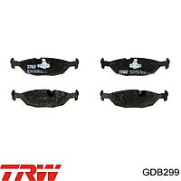 FDB296 ZIGGER GDB299 TAR296=155 00=571300B !колодки дисковые з.\ BMW E30 85-90/E28 81-87