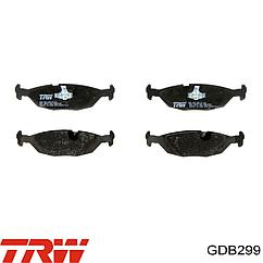 FDB296 ZIGGER GDB299 TAR296=155 00=571300B !колодки дисковые з.\ BMW E30 85-90/E28 81-87