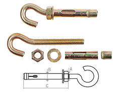 Анкер с крюком поштучно