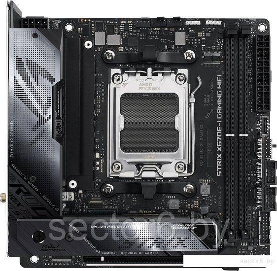 Материнская плата ASUS ROG Strix X670E-I Gaming WiFi - фото 1 - id-p200678615