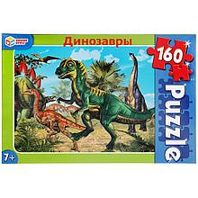 Пазлы в коробке «Динозавры»