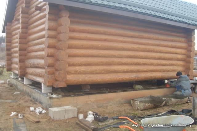 Ремонт фундамента деревянного дома - фото 6 - id-p184414149