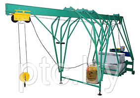 Подъемник строительный УМЕЛЕЦ (кран в окно) грузоподъемность 320 кг