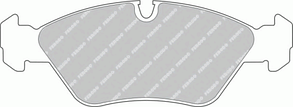 FDB256 Zigger, Колодки тормозные дисковые