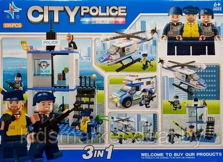 Конструктор City маленькая полицейская станция 3в1, 395 деталей, Арт.: LX.A337 - фото 2 - id-p200698426