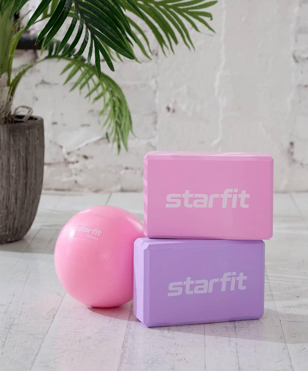Мяч для пилатеса STARFIT, 20 см, розовый пастель , GB-902-20-PI - фото 4 - id-p87511526