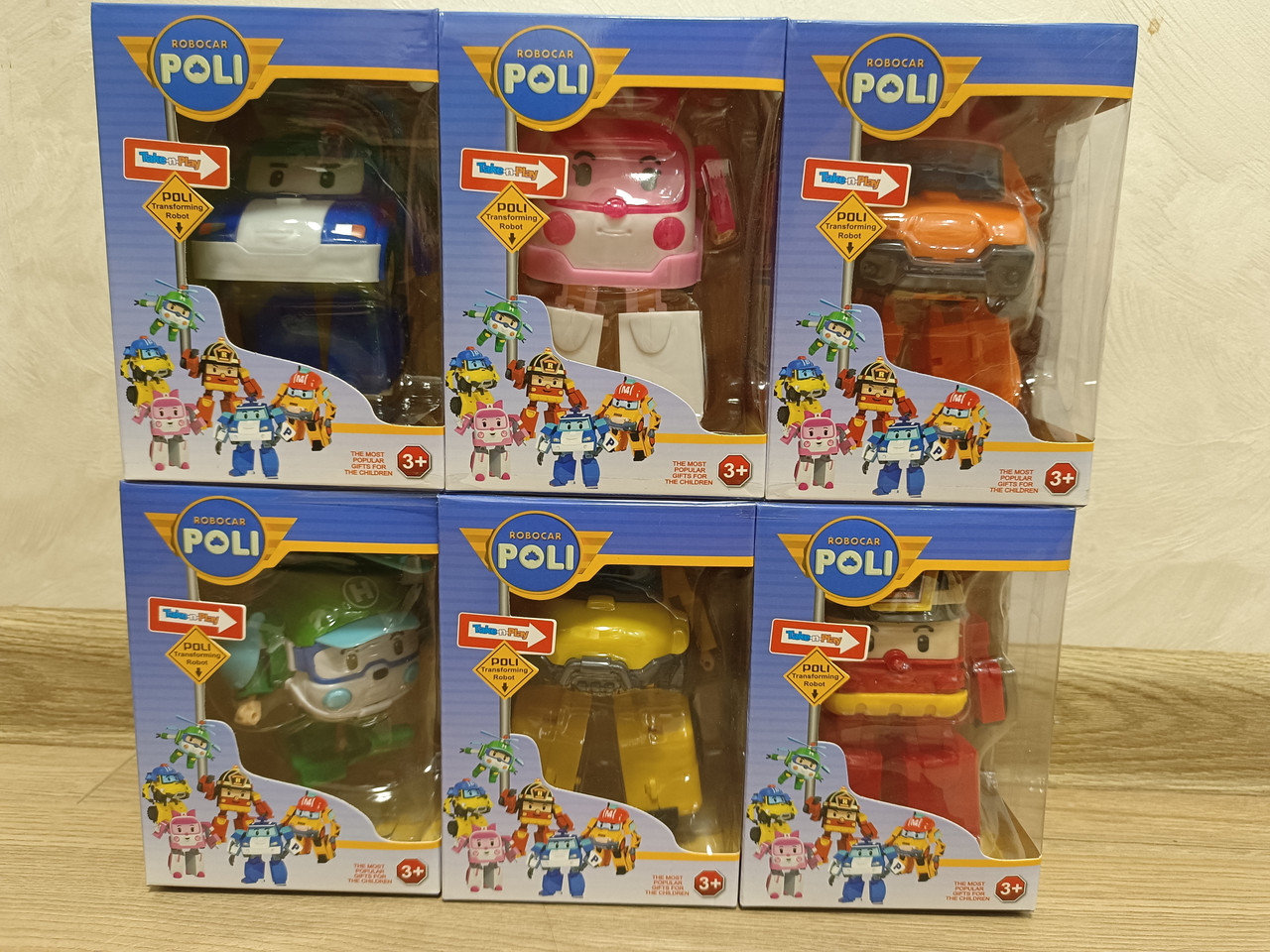 Игровой набор из 6 героев Робокар Поли арт.83168 -6 (в индивидуальных упаковках) - фото 2 - id-p188881721