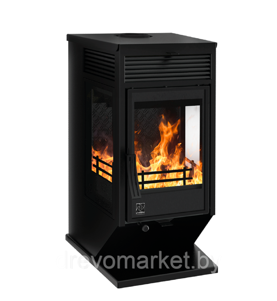 Купить дровяную печь-камин BLACK STOVE Horsh-9