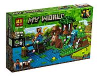 Конструктор 10961 Lari My World Maincraft Дрессировка обезьян, 226 деталей