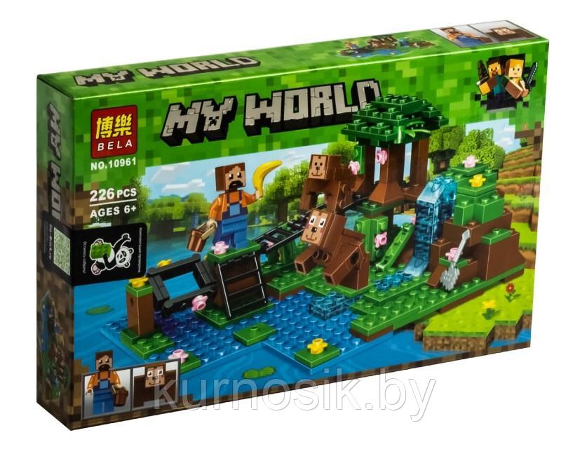 Конструктор 10961 Lari My World Maincraft Дрессировка обезьян, 226 деталей - фото 1 - id-p200701746