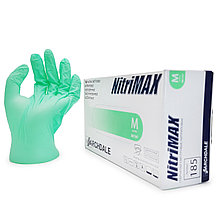 Nitrimax, Перчатки нитриловые  зеленые Размер: M (50 пар) 100шт