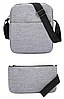 Стильный рюкзак "Joy start" 3в1 с USB и отделением для ноутбука до 17". Серый, фото 6