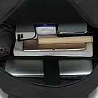 Стильный рюкзак "Joy start" 3в1 с USB и отделением для ноутбука до 17". Черный, фото 3
