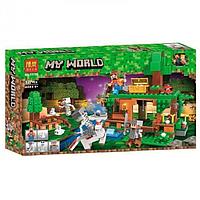 Конструктор 11138 Bela My World Maincraft Битва за сокровища, 327 деталей