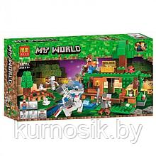 Конструктор 11138 Bela My World Maincraft Битва за сокровища, 327 деталей