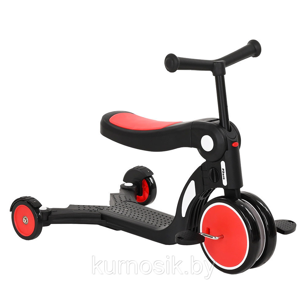 Самокат беговел велосипед детский 5 в 1 с сидением PITUSO красный HD-200 - фото 1 - id-p200704594