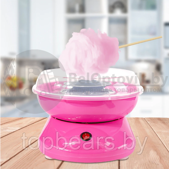 Аппарат для пригот-я сладкой ваты Cotton Candy Maker (Коттон Кэнди Мэйкер для сахар ваты) Розовая - фото 7 - id-p200704802