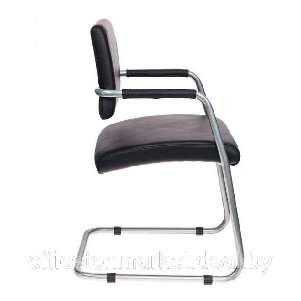 Кресло на полозьях "Бюрократ CH-271-V", кожзам, металл, черный - фото 3 - id-p200707149