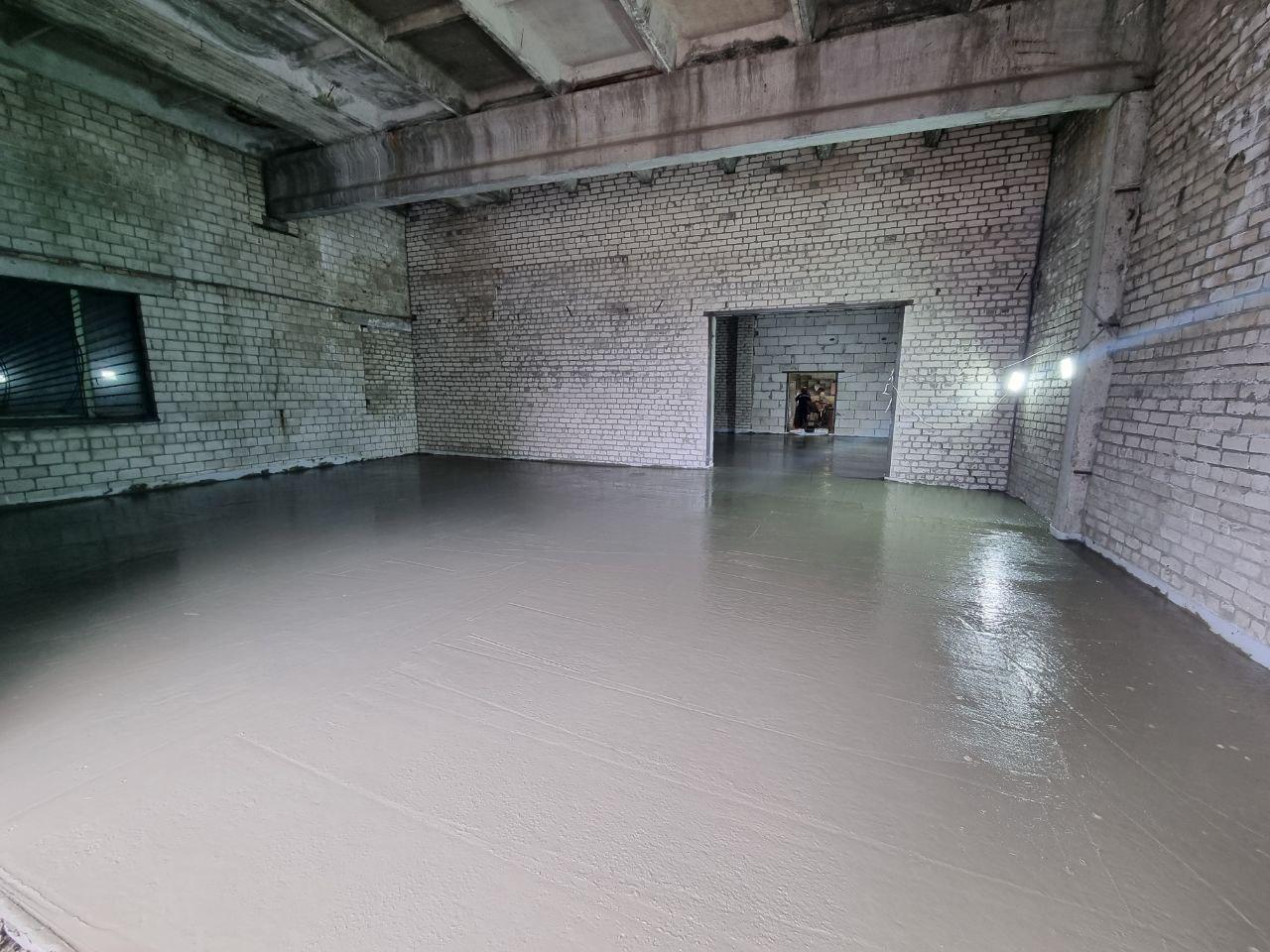 Промышленный бетонный пол (заливка)