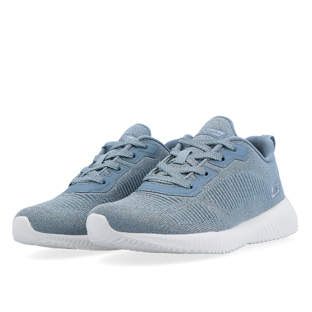 Кроссовки женские Skechers BOBS SQUAD серебристый - фото 2 - id-p186168241