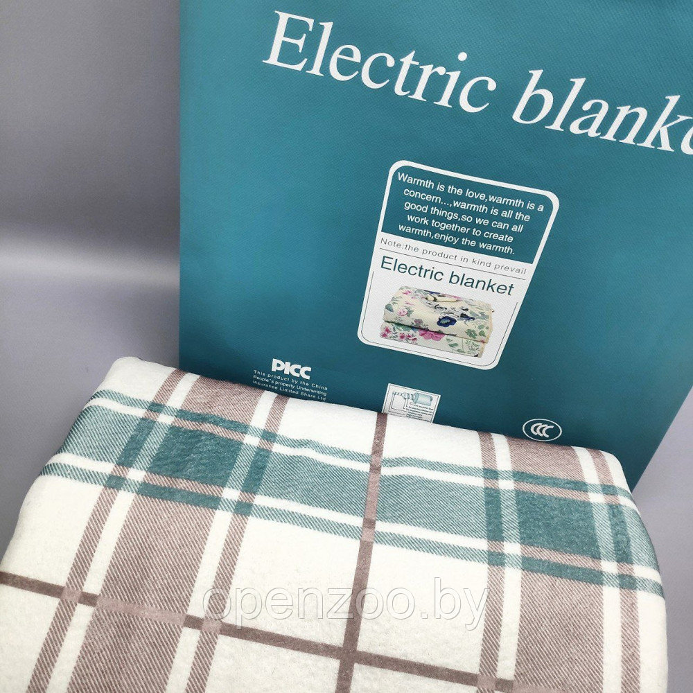 Электроодеялос подогревом Electric Under blanket 1500mm x 700 mm (2 режима обогрева, пульт управления) - фото 7 - id-p196336681