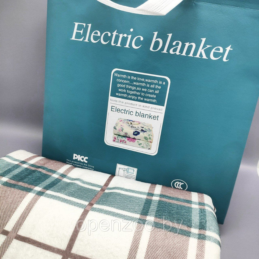 Электроодеялос подогревом Electric Under blanket 1500mm x 700 mm (2 режима обогрева, пульт управления) - фото 9 - id-p196336681