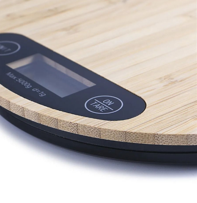 Электронные бамбуковые кухонные весы Electronic Kitchen Scale (до 5 кг) - фото 4 - id-p200720627