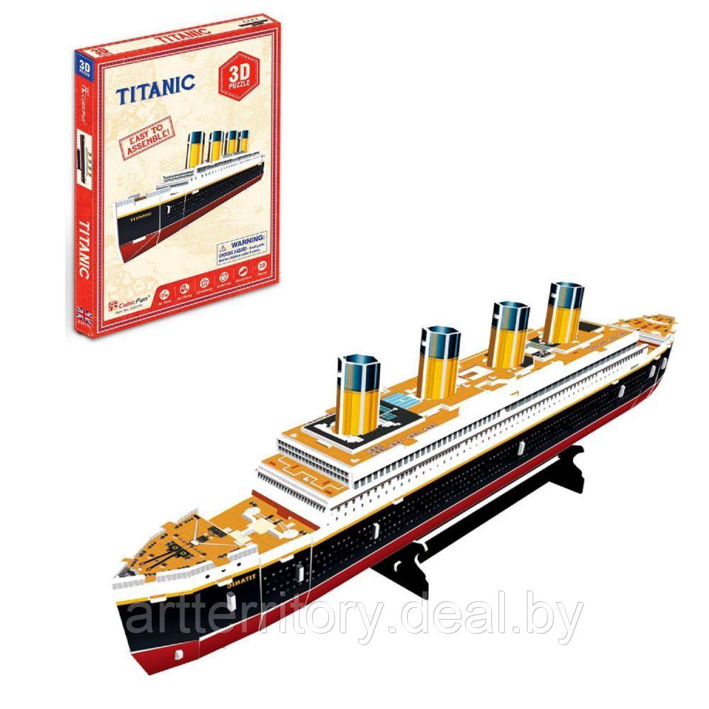 Конструктор 3D пазл. Титаник (Великобритания) - 30 деталей, Cubic Fun - фото 3 - id-p200748313