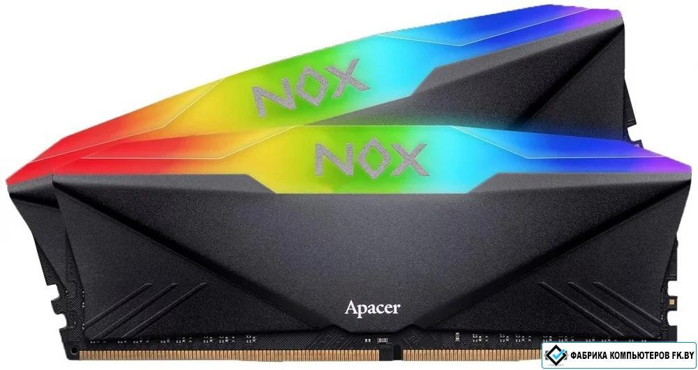 Оперативная память Apacer NOX RGB 2x8ГБ DDR4 3600МГц AH4U16G36C25YNBAA-2 - фото 1 - id-p200697835